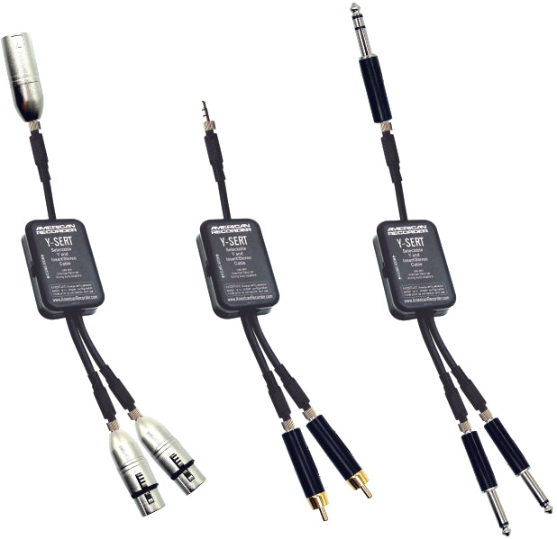 Y-SERT™ 3 in 1 Audio Interface Adapter & Connector Field Kit - AMERICAN RECORDER TECHNOLOGIES, INC.