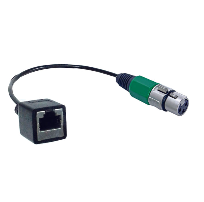 RJ45 (female) to Single XLR (female) Adapter Cable for AXIA - AMERICAN RECORDER TECHNOLOGIES, INC.