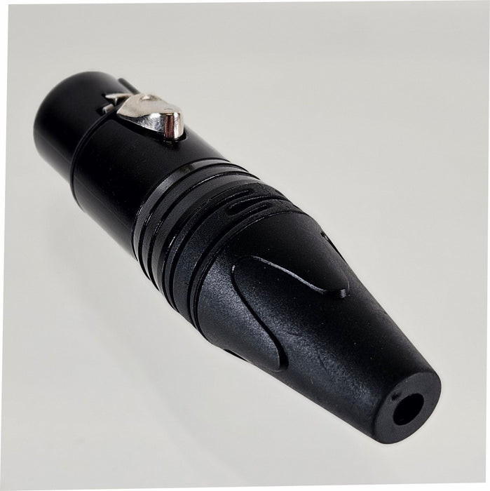 AMERICAN RECODER Solder Type 5 pin Female XLR Connector - Black - AMERICAN RECORDER TECHNOLOGIES, INC.