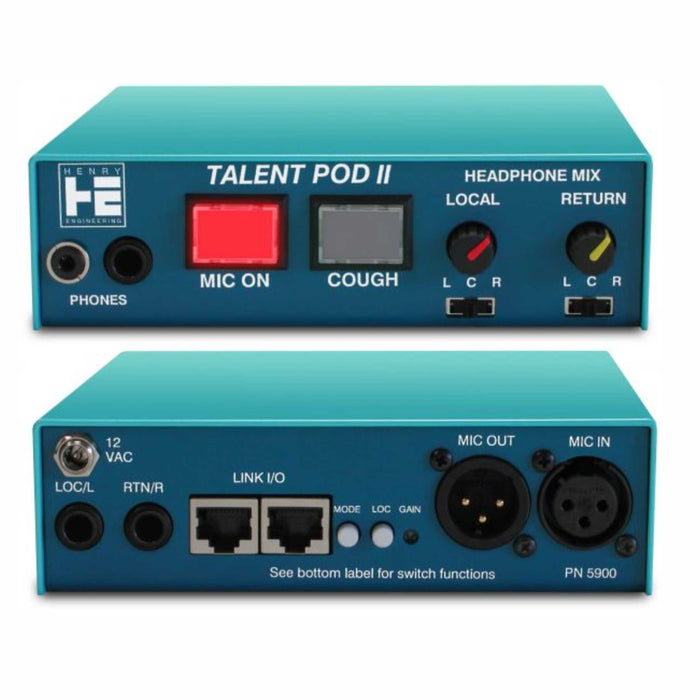 Henry Engineering TALENTPOD II™ MIC & HEADPHONE CONTROLLER