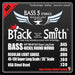 BLACKSMITH Electric Bass 5 String Set,  Nano Carbon Coated - Regular Light 45-130 - AMERICAN RECORDER TECHNOLOGIES, INC.