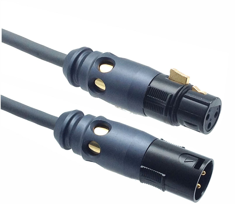 AMERICAN RECORDER PRO HD Gold Series Microphone Cable with Machined Aluminum Barrel - AMERICAN RECORDER TECHNOLOGIES, INC.