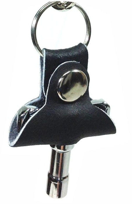 Leather Key Chain with Heavy Duty Drum Key - AMERICAN RECORDER TECHNOLOGIES, INC.