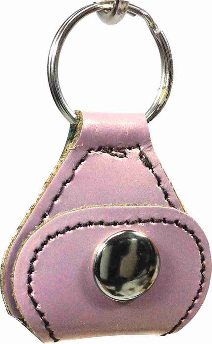 Leather Key Chain with Guitar Pick Holder & Picks - AMERICAN RECORDER TECHNOLOGIES, INC.