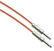 BLACK/NEON ORANGE Designer Series Guitar Cables - 1/4" Straight to Straight - AMERICAN RECORDER TECHNOLOGIES, INC.