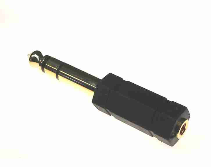 AMERICAN RECORDER 1/4 inch TRS (male) to 3.5mm (female) - AMERICAN RECORDER TECHNOLOGIES, INC.