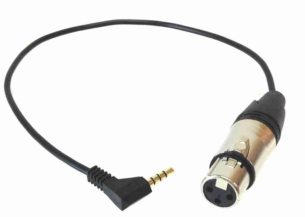 iPhone/iPad Microphone Adapter Cable with XLR Female - AMERICAN RECORDER TECHNOLOGIES, INC.