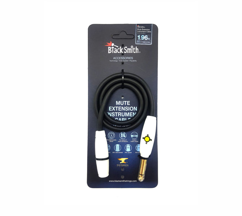 BLACKSMITH - Guitar Cable with Mute Button, straight to straight - AMERICAN RECORDER TECHNOLOGIES, INC.