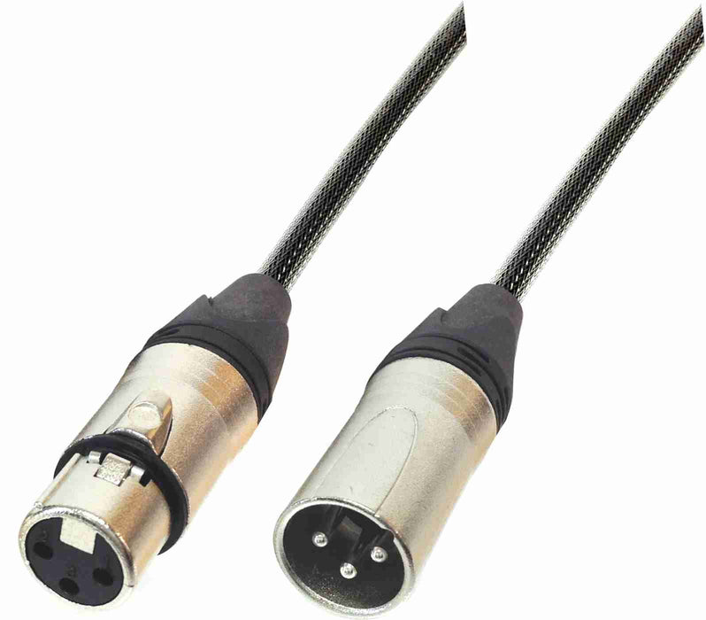 AMERICAN RECORDER Quad XLR Microphone Cable with Tough Nylon Sleeve - AMERICAN RECORDER TECHNOLOGIES, INC.