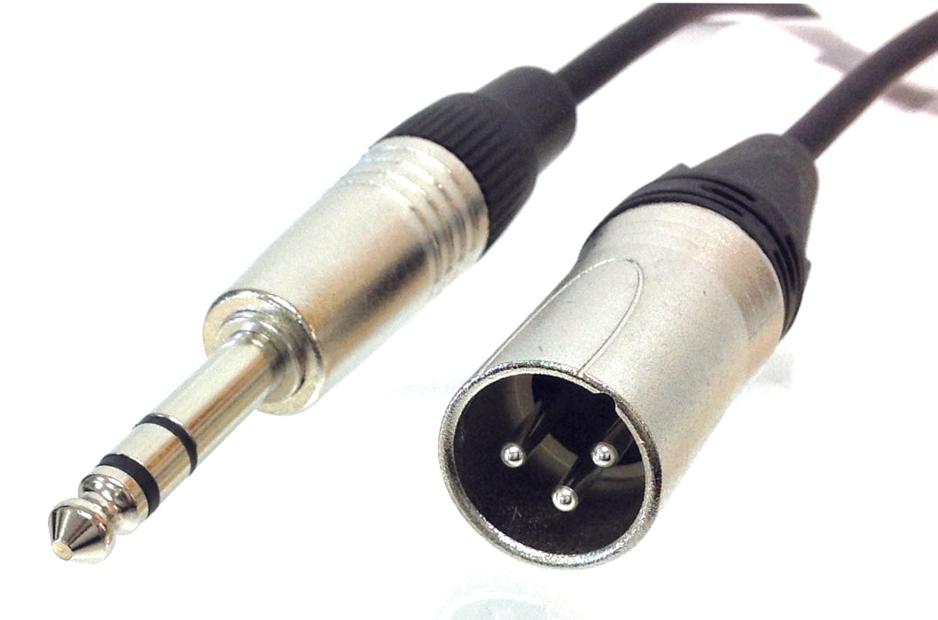 AMERICAN RECORDER 1/4 inch TRS Male to XLR Male Balanced Microphone Cable - AMERICAN RECORDER TECHNOLOGIES, INC.