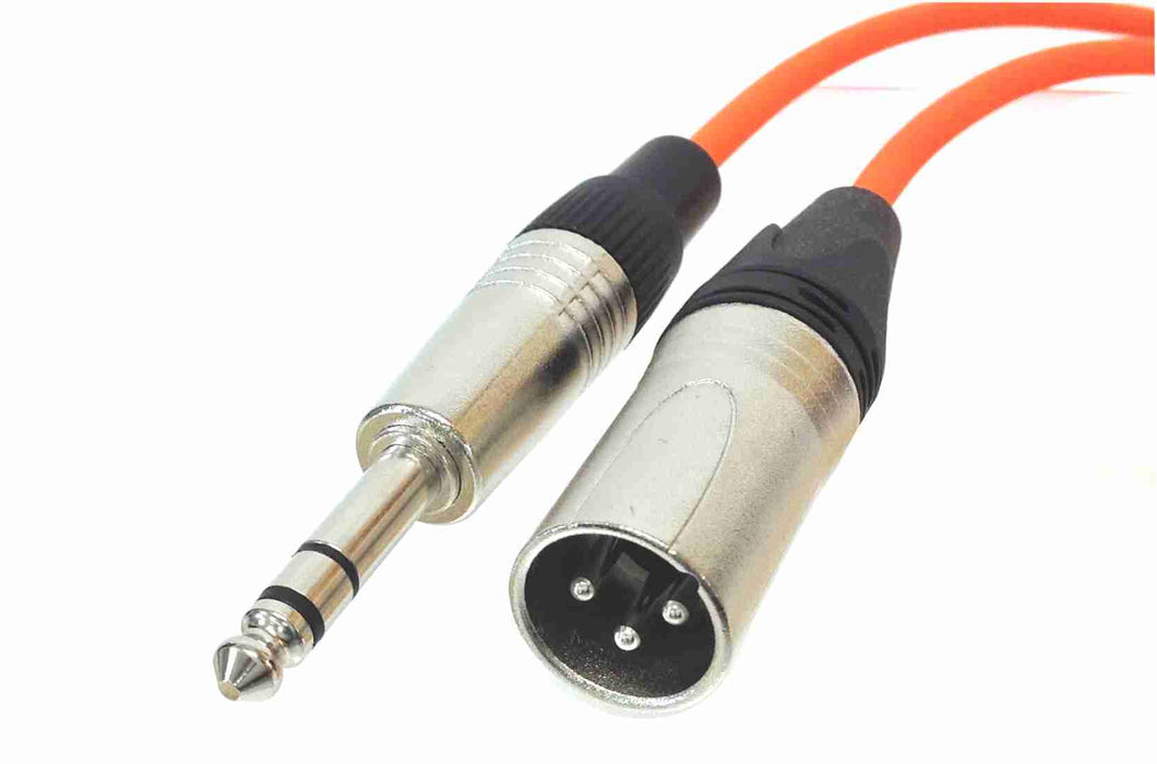 XLR Quad Microphone Cable with XLR Male to 1/4" TRS Male Connectors - AMERICAN RECORDER TECHNOLOGIES, INC.