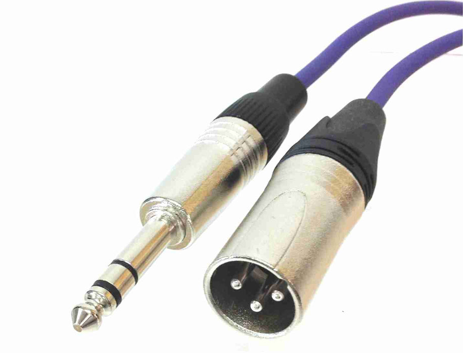 XLR Quad Microphone Cable with XLR Male to 1/4" TRS Male Connectors - AMERICAN RECORDER TECHNOLOGIES, INC.