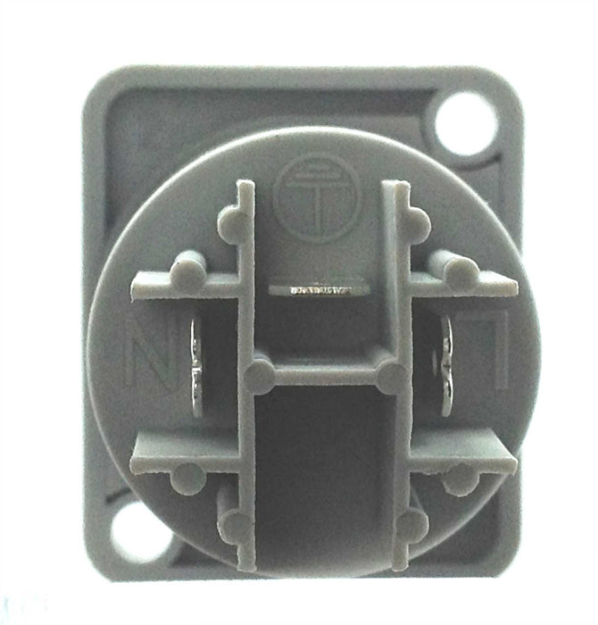 AMERICAN RECORDER Pro Power "B" D-Type Chassis Panel Mount - Grey - AMERICAN RECORDER TECHNOLOGIES, INC.