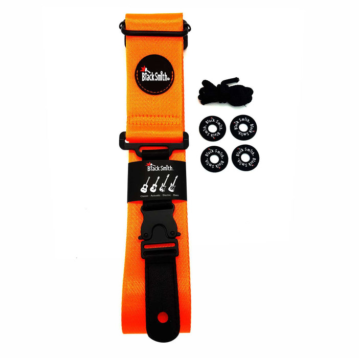 BLACKSMITH Clip Buckle Guitar Strap - AMERICAN RECORDER TECHNOLOGIES, INC.