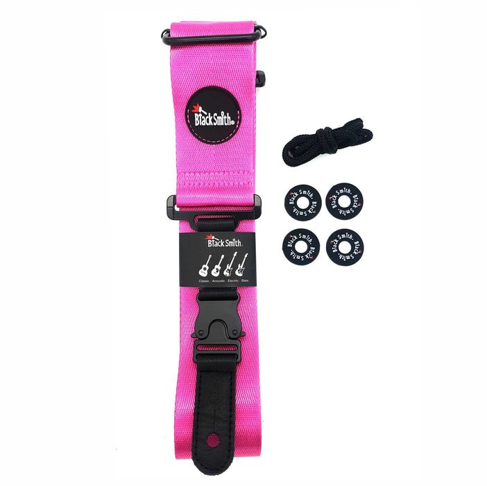 BLACKSMITH Clip Buckle Guitar Strap - AMERICAN RECORDER TECHNOLOGIES, INC.
