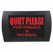 AMERICAN RECORDER - "QUIET PLEASE Performance in Progress" LED Lighted Sign - AMERICAN RECORDER TECHNOLOGIES, INC.