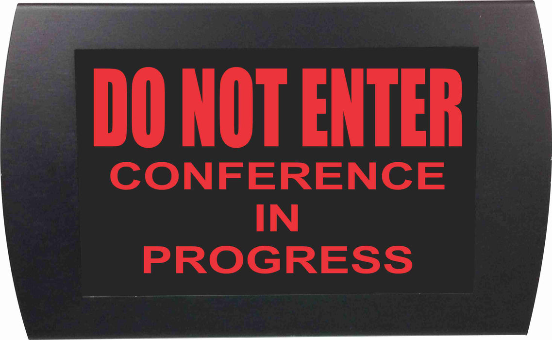 AMERICAN RECORDER - "DO NOT ENTER Conference in Progress" LED Lighted Sign - AMERICAN RECORDER TECHNOLOGIES, INC.