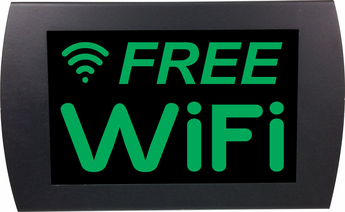 AMERICAN RECORDER - "FREE WIFI" LED Lighted Sign - AMERICAN RECORDER TECHNOLOGIES, INC.