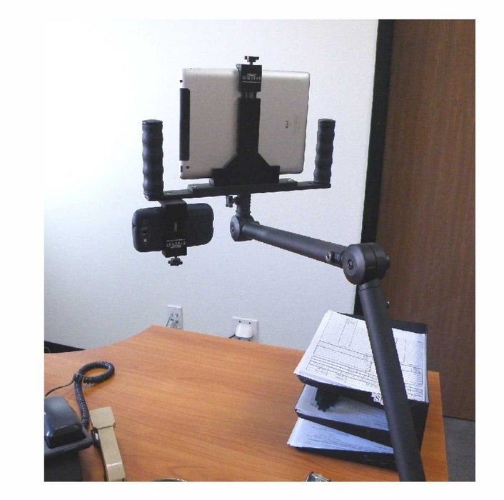 SMART BRACKET ULTIMATE WORK STATION with DESKTOP MOUNT - AMERICAN RECORDER TECHNOLOGIES, INC.