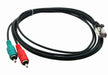 RJ45 (male) to Dual RCA (male) Cable for AXIA - 6 feet - AMERICAN RECORDER TECHNOLOGIES, INC.