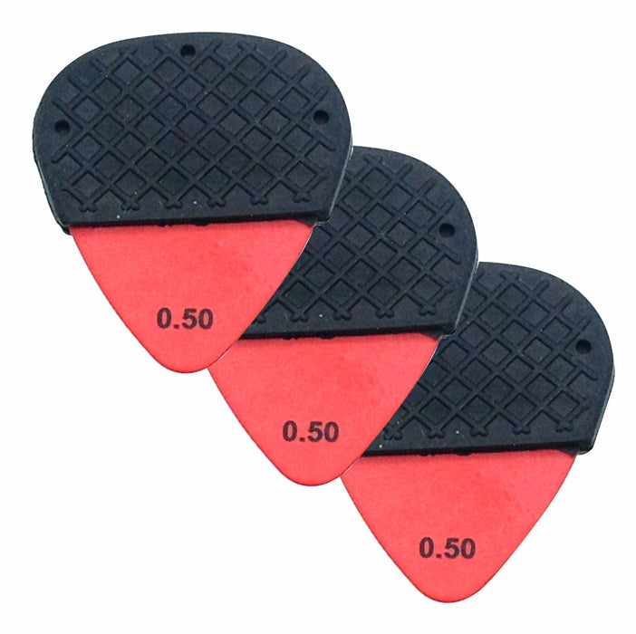 Delrin Guitar Pick with Removable Dynamic Knurl Rubber Grip - AMERICAN RECORDER TECHNOLOGIES, INC.