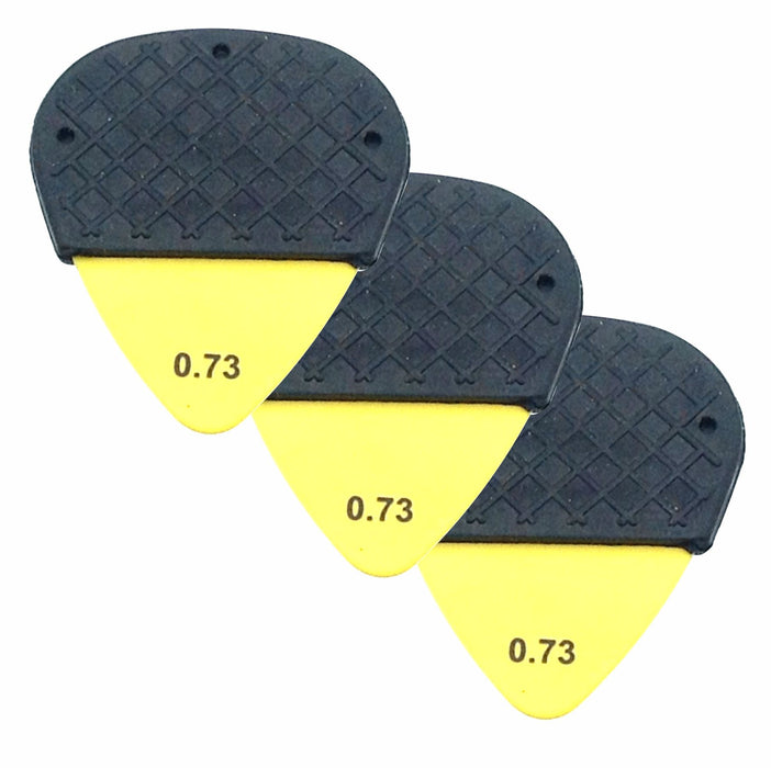 Delrin Guitar Pick with Removable Dynamic Knurl Rubber Grip - AMERICAN RECORDER TECHNOLOGIES, INC.