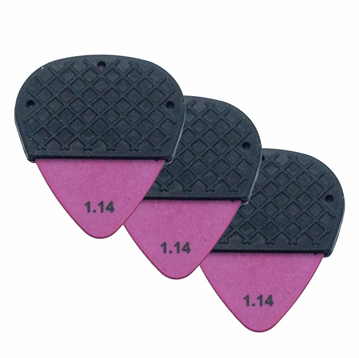 Delrin Guitar Pick with Removable Dynamic Knurl Rubber Grip - AMERICAN RECORDER TECHNOLOGIES, INC.