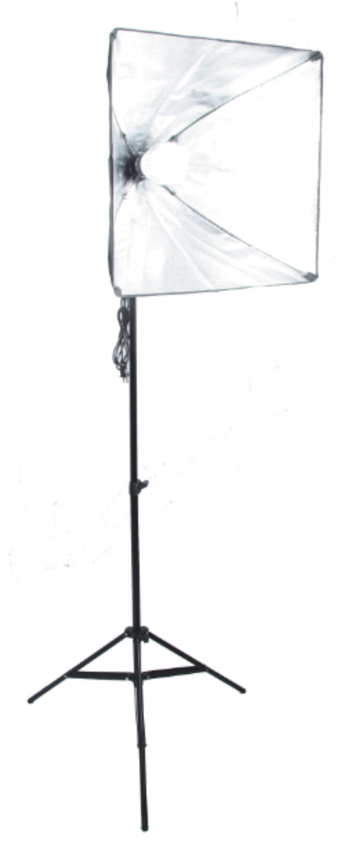 Zumm Photo 20 inch Square Softbox Kit W/1 LED, 6 ft Stand - AMERICAN RECORDER TECHNOLOGIES, INC.