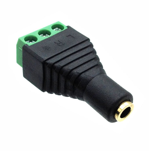 3.5mm TRS Female to Screw Terminal Adapter - AMERICAN RECORDER TECHNOLOGIES, INC.