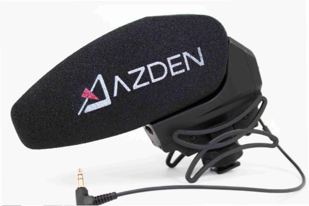 AZDEN Stereo Shotgun Microphone for DSLR - AMERICAN RECORDER TECHNOLOGIES, INC.