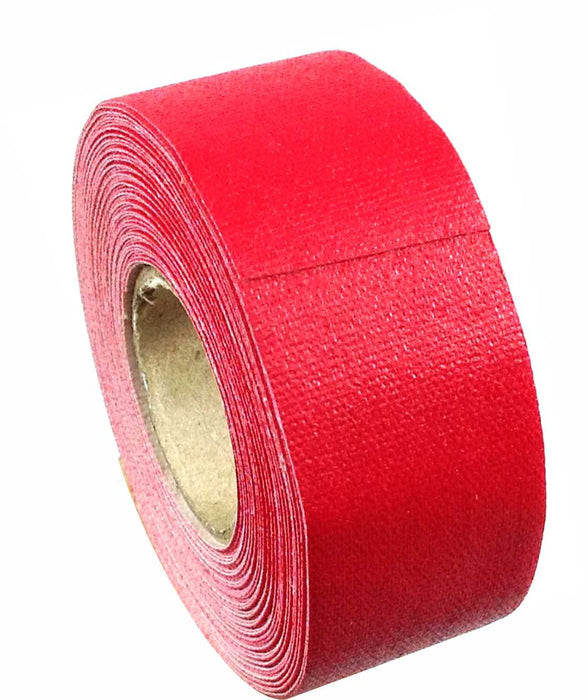 AMERICAN RECORDER 1" x 8 YARDS MINI ROLL GAFFERS TAPE - Red - Single Rolls - AMERICAN RECORDER TECHNOLOGIES, INC.