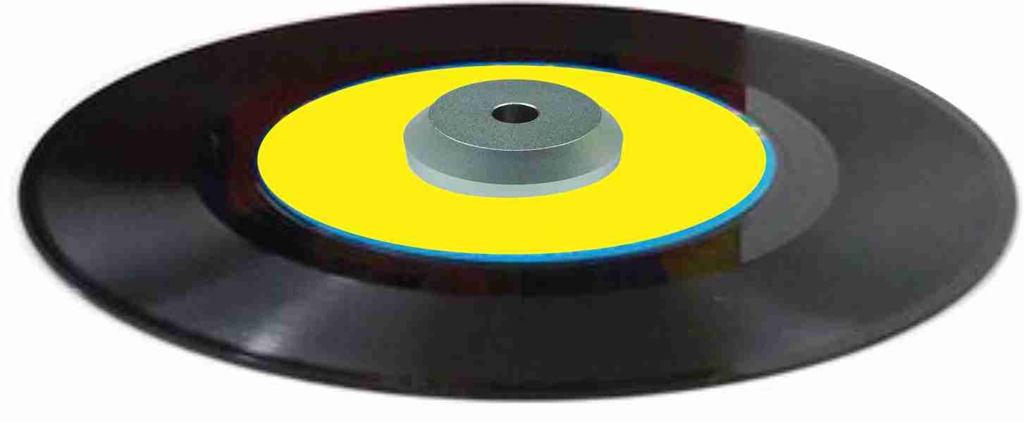 Turntable Aluminum 45 Record Adapter - AMERICAN RECORDER TECHNOLOGIES, INC.