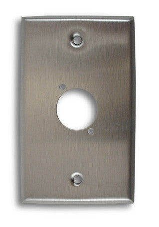 Single Gang, Single Position Stainless Steel Wall Plate - AMERICAN RECORDER TECHNOLOGIES, INC.