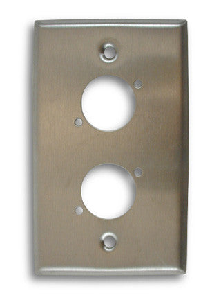 Single Gang, Dual Position Stainless Steel Wall Plate - AMERICAN RECORDER TECHNOLOGIES, INC.