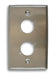 Single Gang, Dual Position Stainless Steel Wall Plate - AMERICAN RECORDER TECHNOLOGIES, INC.