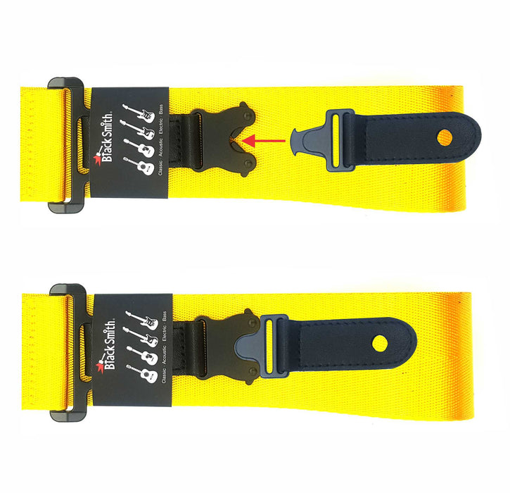 BLACKSMITH Clip Buckle Guitar Strap - AMERICAN RECORDER TECHNOLOGIES, INC.