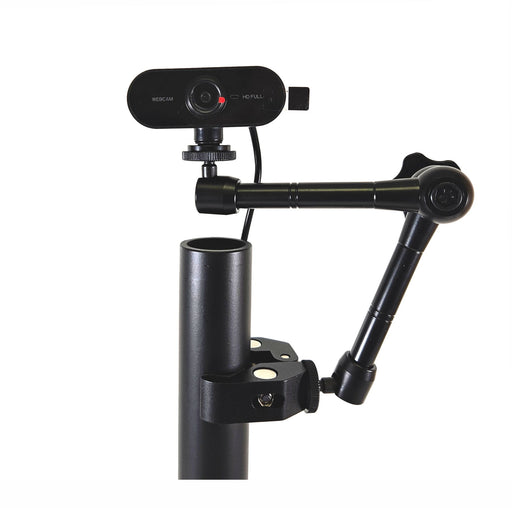 ALLCAST 6" Ring Light and HD Webcam with Adjustable Arm Pole Clamp - AMERICAN RECORDER TECHNOLOGIES, INC.