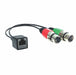 RJ45 (female) to Dual XLR (female) Adapter Cable for AXIA - AMERICAN RECORDER TECHNOLOGIES, INC.