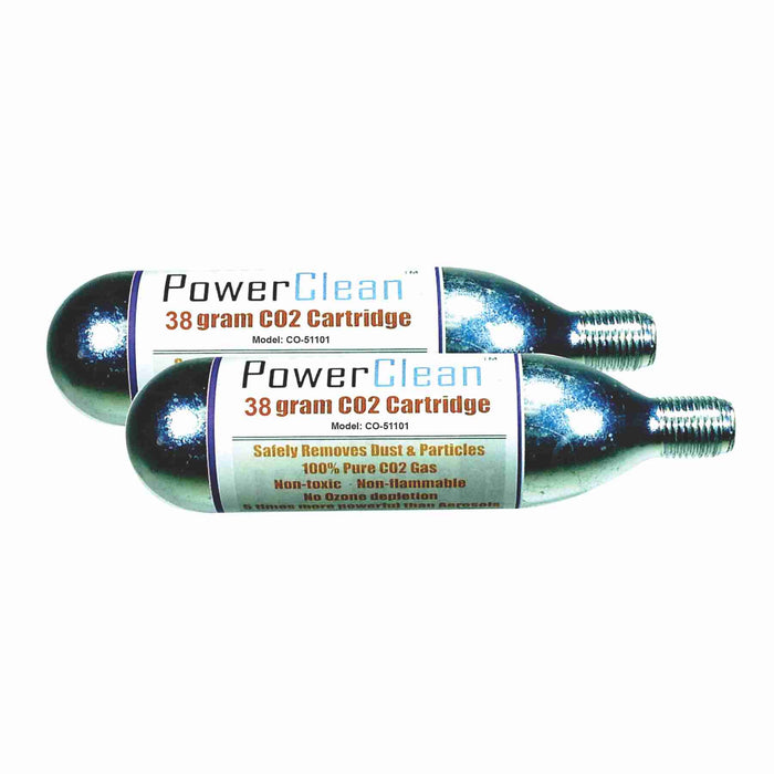 Eco-Friendly Production/Tech Carbon Dioxide (CO2) Gas Duster (canned air) Kit  - with 2 each 38 gram CO2 cartridges - AMERICAN RECORDER TECHNOLOGIES, INC.