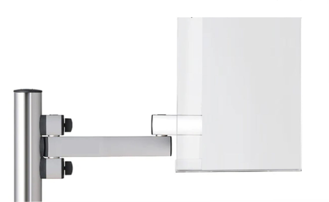 Acrylic Copy Holder with VESA Mount for Yellowtec Arm - AMERICAN RECORDER TECHNOLOGIES, INC.