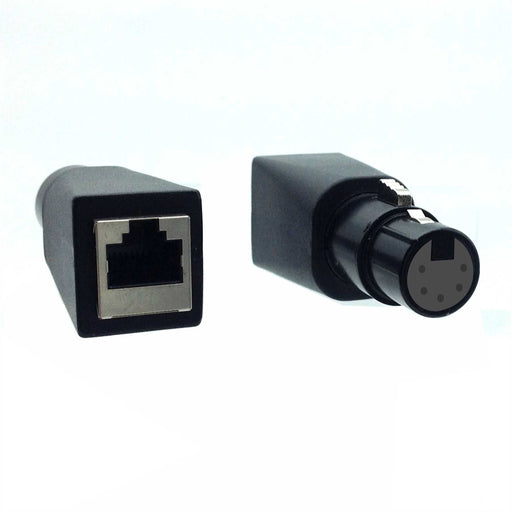 AMERICAN RECORDER DMX 5 Pin XLR Female to RJ45 Female Adapter - AMERICAN RECORDER TECHNOLOGIES, INC.