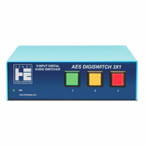 Henry Engineering AES DIGISWITCH 3X1™ AES Digital Audio Switch - AMERICAN RECORDER TECHNOLOGIES, INC.