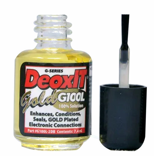 DeoxIT® Gold G100L Brush Applicator, 100% solution, 7.4 m - AMERICAN RECORDER TECHNOLOGIES, INC.