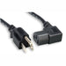 IEC C13 Right Angle to NEMA 5-15P Power Cable - 18 AWG - AMERICAN RECORDER TECHNOLOGIES, INC.