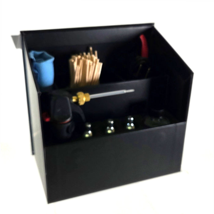 Deluxe AMERICAN RECORDER Tape Recorder Cleaning Kit with CO2 Gas Duster and Hinged Custom Storage Box