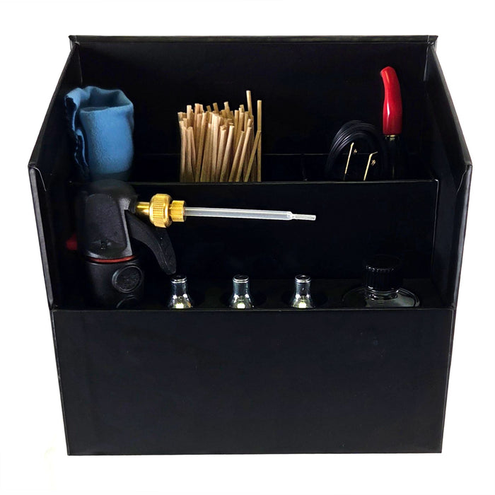 Deluxe AMERICAN RECORDER Tape Recorder Cleaning Kit with CO2 Gas Duster and Hinged Custom Storage Box