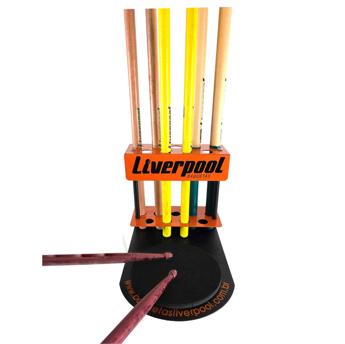 LIVERPOOL Tabletop Practice Pad and Drumstick Display Holder