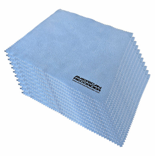 POWERCLEAN - Optikal Kleener - 11" x12" Microfiber Cloth - 20 Pack - AMERICAN RECORDER TECHNOLOGIES, INC.