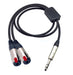 PRO Series Y Cable - TRS Male to Dual TRS Female - AMERICAN RECORDER TECHNOLOGIES, INC.