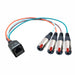 RJ45 Female to 4 each TRS Female Breakout Adapter - AMERICAN RECORDER TECHNOLOGIES, INC.